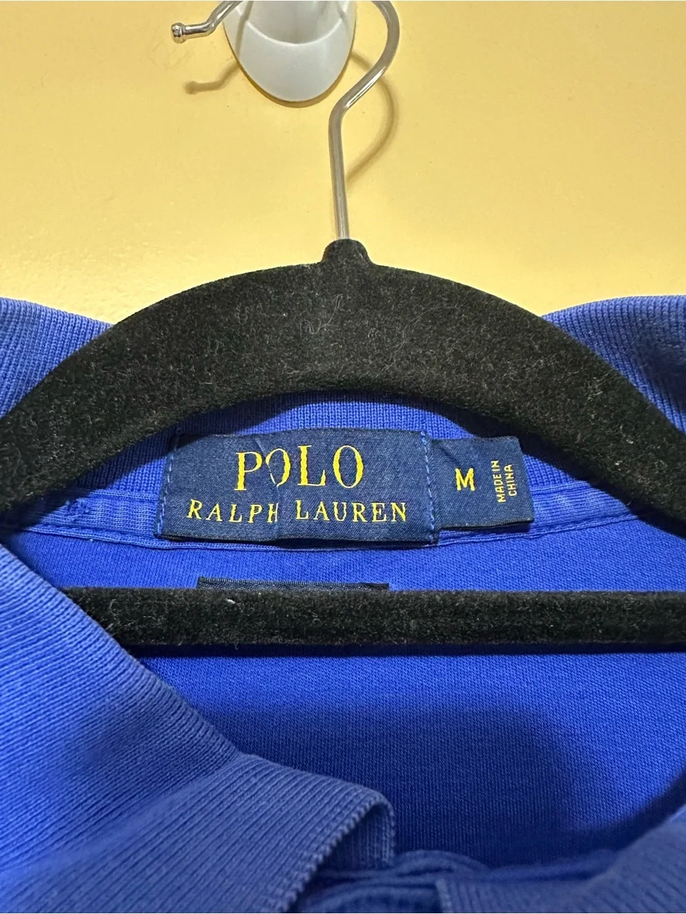 Polo Ralph Lauren Pima Soft Touch Embroidered Pony Logo Shirt Men M Blue